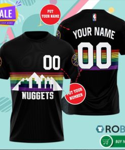 Personalized Denver Nuggets Lgbt 3D All Over Print T Shirt Personalized Denver Nuggets Lgbt 3D All Over Print T Shirt
