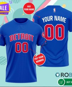 Personalized Detroit Pistons Basketball 3D All Over Print T Shirt Personalized Detroit Pistons Basketball 3D All Over Print T Shirt
