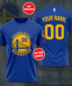 Personalized Golden State Warriors NBA 3D All Over Print T Shirt