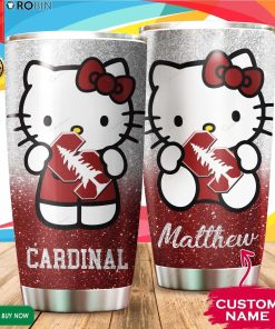 Personalized Hello Kitty Hug Stanford Cardinal 20oz Tumbler Personalized Hello Kitty Hug Stanford Cardinal 20oz Tumbler
