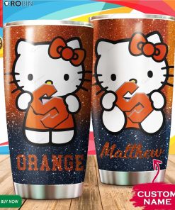 Personalized Hello Kitty Hug Syracuse Orange 20oz Tumbler