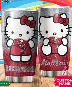 Personalized Hello Kitty Hug Tampa Bay Buccaneers 20oz Tumbler Personalized Hello Kitty Hug Tampa Bay Buccaneers 20oz Tumbler