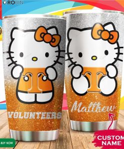 Personalized Hello Kitty Hug Tennessee Volunteers 20oz Tumbler