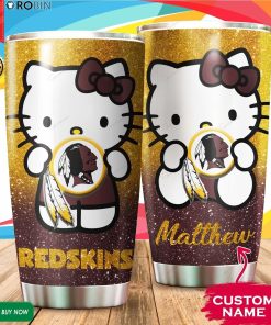 Personalized Hello Kitty Hug Washington Redskins 20oz Tumbler Personalized Hello Kitty Hug Washington Redskins 20oz Tumbler