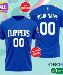 Personalized Los Angeles Clippers 3D All Over Print T Shirt Personalized Los Angeles Clippers 3D All Over Print T Shirt