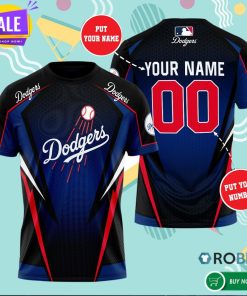 Personalized Los Angeles Dodgers 3D All Over Print T Shirt