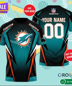 Personalized  Miami Dolphins 3D All Over Print T Shirt