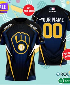 Personalized Milwaukee Brewers 3D All Over Print T Shirt
