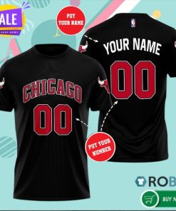 Personalized NBA Chicago Bulls Team 3D All Over Print T Shirt