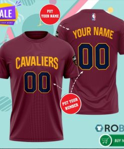 Personalized NBA Cleveland Cavaliers Team 3D All Over Print T Shirt