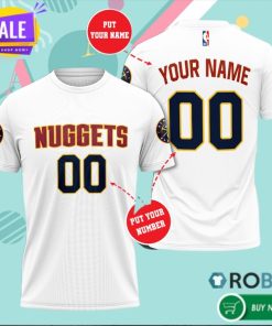 Personalized NBA Denver Nuggets 3D All Over Print T Shirt Personalized NBA Denver Nuggets 3D All Over Print T Shirt