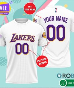Personalized NBA Los Angeles Lakers 3D All Over Print T Shirt Personalized NBA Los Angeles Lakers 3D All Over Print T Shirt