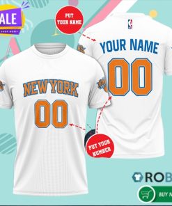 Personalized NBA New York Knicks Basketball 3D All Over Print T Shirt