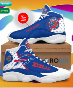 Personalized Name Buffalo Bills Football Jordan 13 Sneakers – Custom JD13 Shoes Personalized Name Buffalo Bills Football Jordan 13 Sneakers – Custom JD13 Shoes