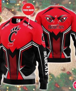 Personalized Name Cincinnati Bearcats 3D Print Wool Sweater Personalized Name Cincinnati Bearcats 3D Print Wool Sweater