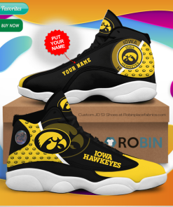 Personalized Name Iowa Hawkeyes Jordan 13 Sneakers – Custom JD13 Shoes Personalized Name Iowa Hawkeyes Jordan 13 Sneakers – Custom JD13 Shoes