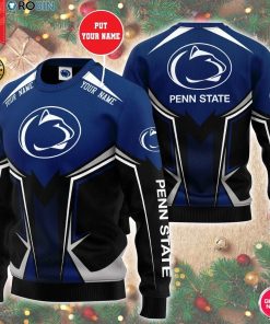 Personalized Name Ncaaf Penn State Nittany Lions 3D Print Wool Sweater