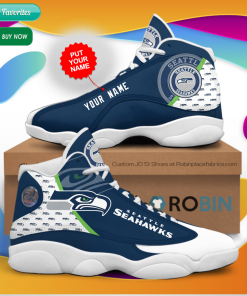 Personalized Name Seattle Seahawks Jordan 13 Sneakers – Custom JD13 Shoes Personalized Name Seattle Seahawks Jordan 13 Sneakers – Custom JD13 Shoes