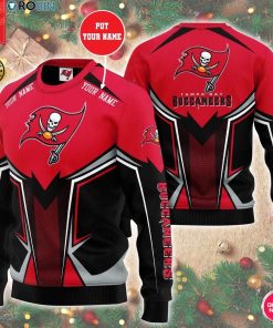 Personalized Name Tampa Bay Buccaneers 3D Print Wool Sweater Personalized Name Tampa Bay Buccaneers 3D Print Wool Sweater