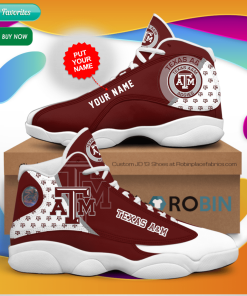 Personalized Name Texas A&m Aggies Jordan 13 Sneakers – Custom JD13 Shoes Personalized Name Texas A&m Aggies Jordan 13 Sneakers – Custom JD13 Shoes