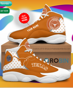 Personalized Name Texas Longhorns Jordan 13 Sneakers – Custom JD13 Shoes Personalized Name Texas Longhorns Jordan 13 Sneakers – Custom JD13 Shoes
