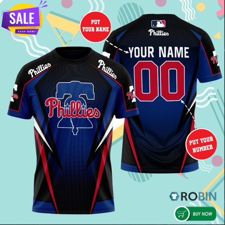 Personalized Philadelphia Phillies 3D All Over Print T Shirt