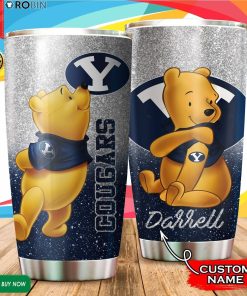 Personalized Pooh BYU Cougars Tattoo 20oz Tumbler