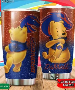 Personalized Pooh Boise State Broncos Tattoo 20oz Tumbler