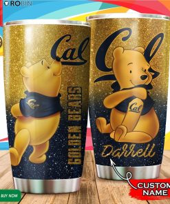 Personalized Pooh California Golden Bears Tattoo 20oz Tumbler