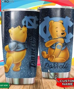 Personalized Pooh Carolina Tar Heels Tattoo 20oz Tumbler