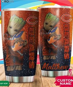 Personalized Pooh Chicago Bears Tattoo 20oz Tumbler Personalized Pooh Chicago Bears Tattoo 20oz Tumbler