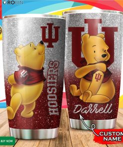 Personalized Pooh Indiana Hoosiers Tattoo 20oz Tumbler