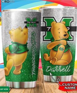 Personalized Pooh Marshall Thundering Herd Tattoo 20oz Tumbler