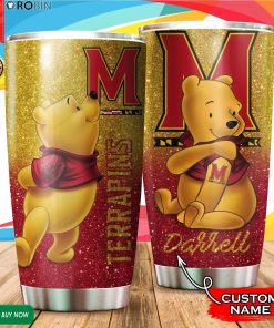 Personalized Pooh Maryland Terrapins Tattoo 20oz Tumbler