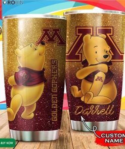 Personalized Pooh Minnesota Golden Gophers Tattoo 20oz Tumbler