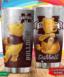 Personalized Pooh Mississippi State Bulldogs Tattoo 20oz Tumbler