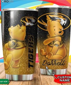 Personalized Pooh Missouri Tigers Tattoo 20oz Tumbler