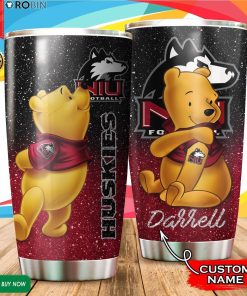 Personalized Pooh Northern Illinois Huskies Tattoo 20oz Tumbler