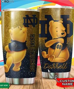Personalized Pooh Notre Dame Fighting Irish Tattoo 20oz Tumbler