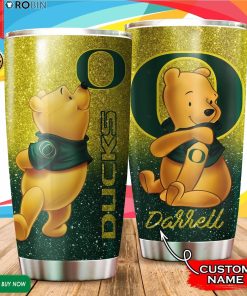 Personalized Pooh Oregon Ducks Tattoo 20oz Tumbler