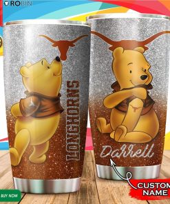 Personalized Pooh Texas Longhorns Tattoo 20oz Tumbler Personalized Pooh Texas Longhorns Tattoo 20oz Tumbler