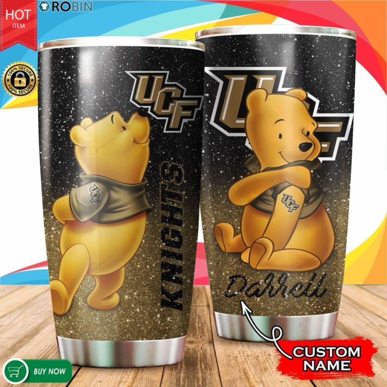 Personalized Pooh UCF Knights Tattoo 20oz Tumbler