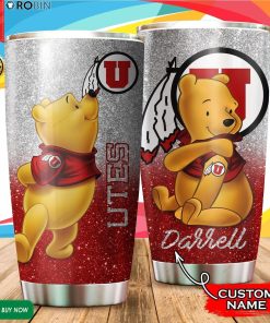 Personalized Pooh Utah Utes Tattoo 20oz Tumbler Personalized Pooh Utah Utes Tattoo 20oz Tumbler