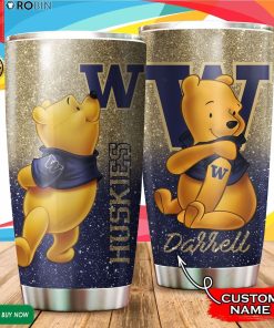 Personalized Pooh Washington Huskies Tattoo 20oz Tumbler Personalized Pooh Washington Huskies Tattoo 20oz Tumbler
