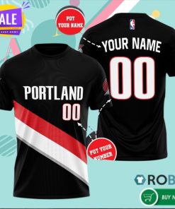 Personalized Portland Trail Blazers NBA Team 3D All Over Print T Shirt