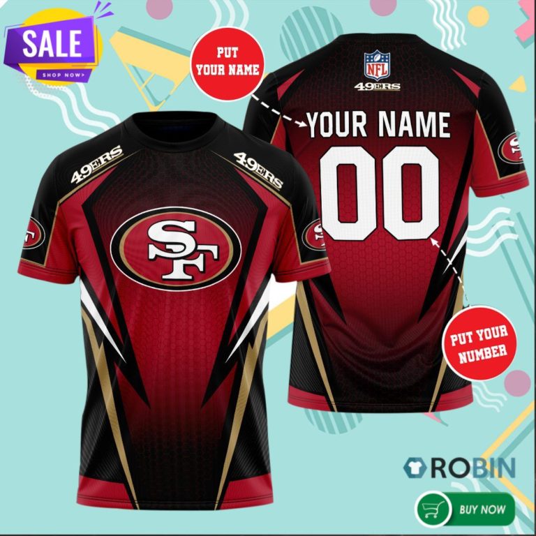 Personalized San Francisco 49ers 3D All Over Print T Shirt