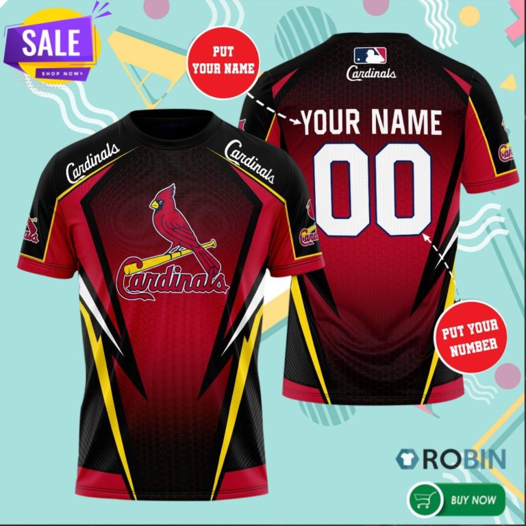 Personalized St. Louis Cardinals 3D All Over Print T Shirt