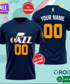Personalized Utah Jazz 3D All Over Print T Shirt
