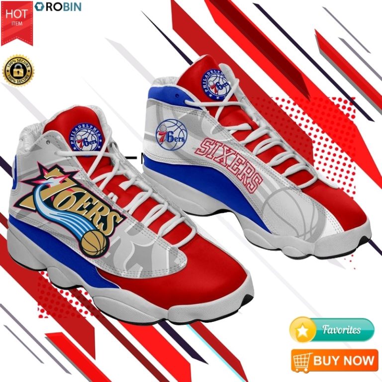Philadelphia 49ers Sneakers Basketball Team Nba Sneakers Jordan 13 Shoes