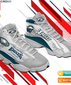 Philadelphia Eagles Team Sneakers Football Team Jordan 13 Shoes